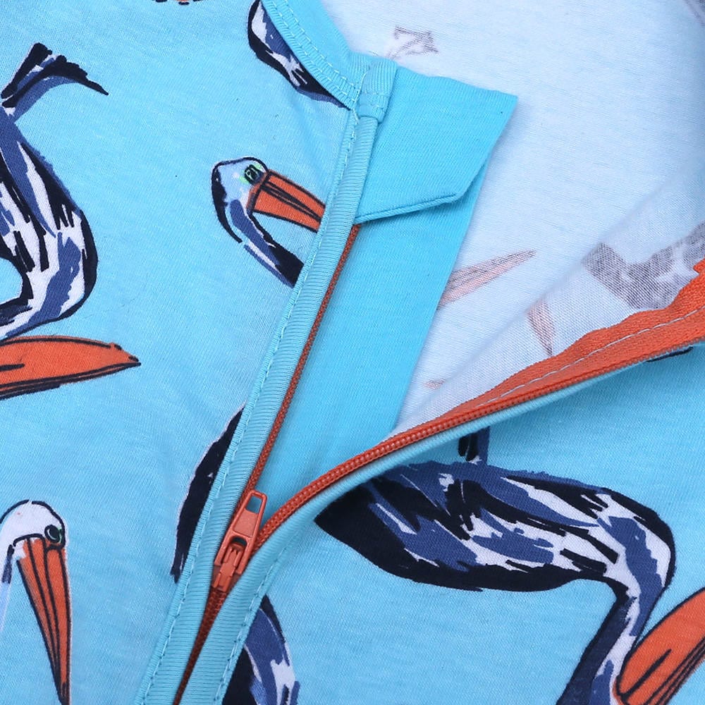 Pretty Pelican Zip Sleepsuit - Stylemykid.com