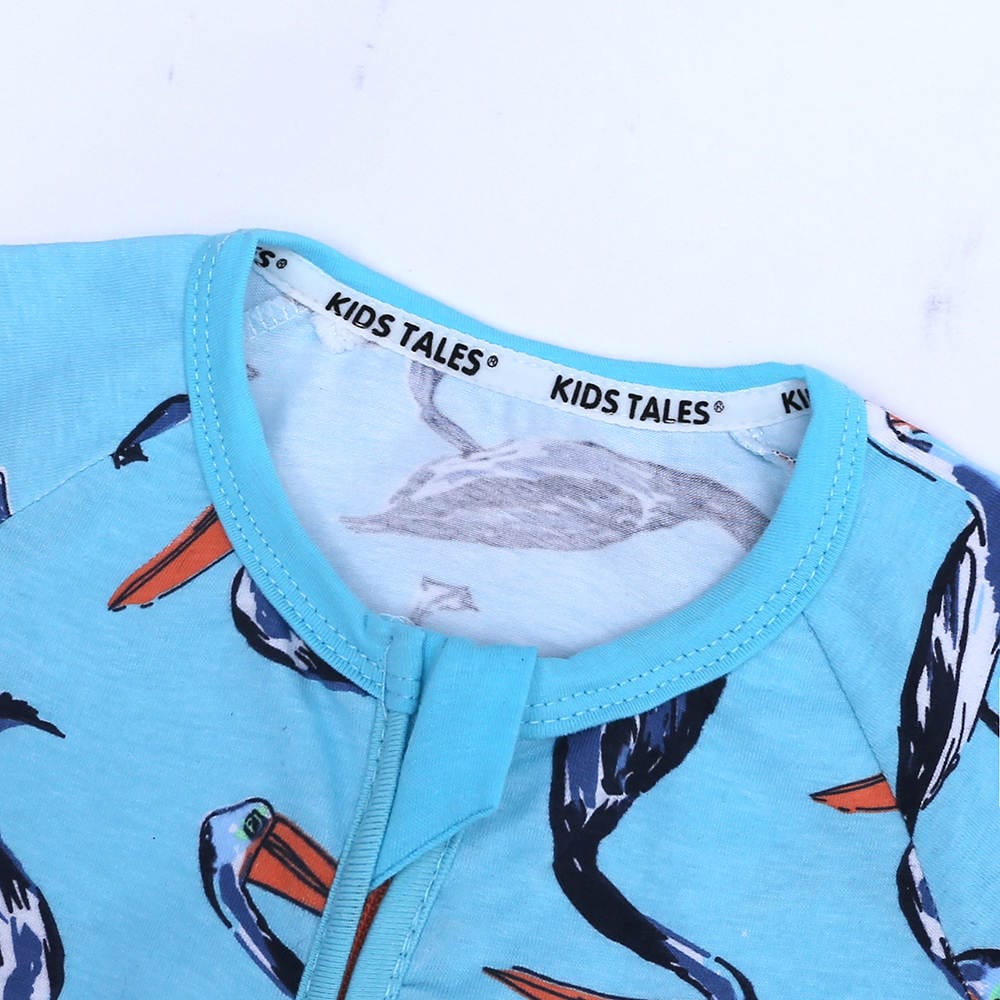 Pretty Pelican Zip Sleepsuit - Stylemykid.com