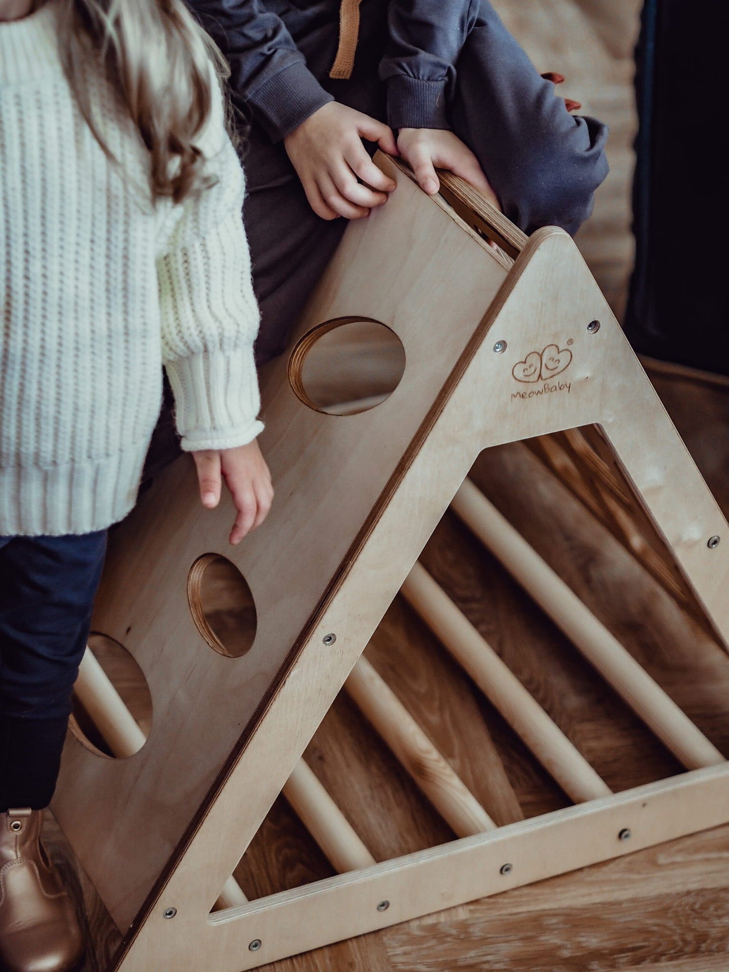 Wooden Climbing Shapes Triangle For Kids By MeowBaby - Stylemykid.com