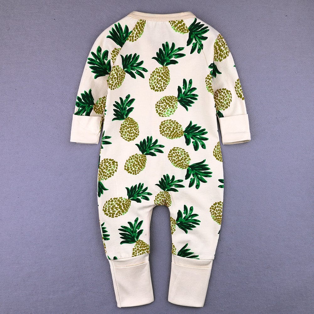 Pineapple Perfection Zip Sleepsuit - Stylemykid.com