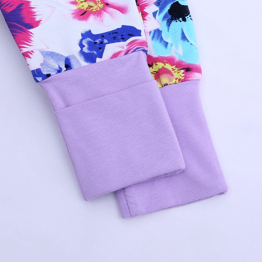Bloomin Lilac Zip Sleepsuit - Stylemykid.com