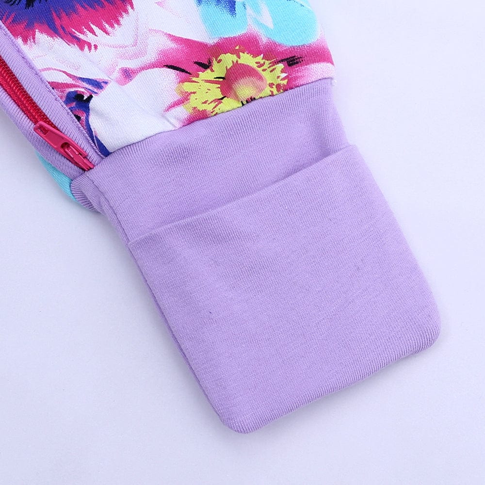 Bloomin Lilac Zip Sleepsuit - Stylemykid.com