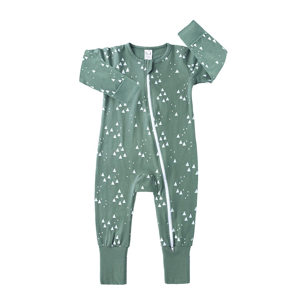 Fields Of Green Zip Sleepsuit - Stylemykid.com