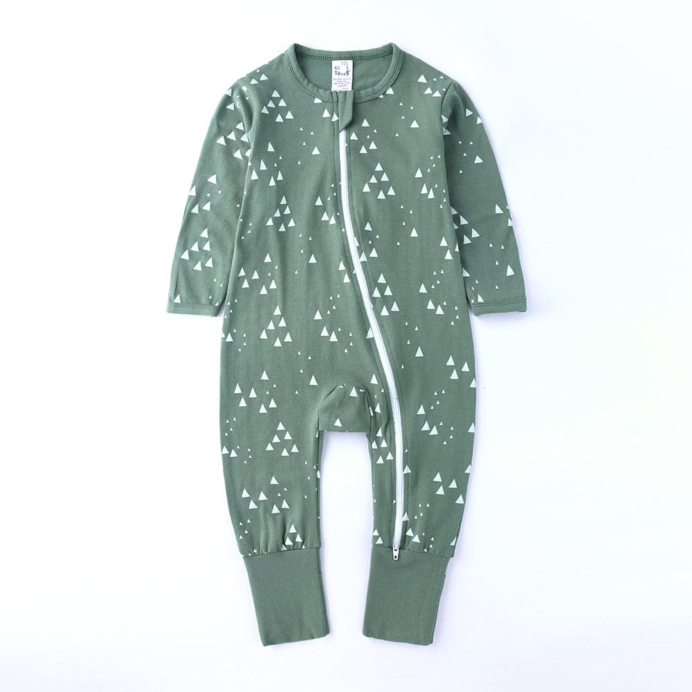 Fields Of Green Zip Sleepsuit - Stylemykid.com