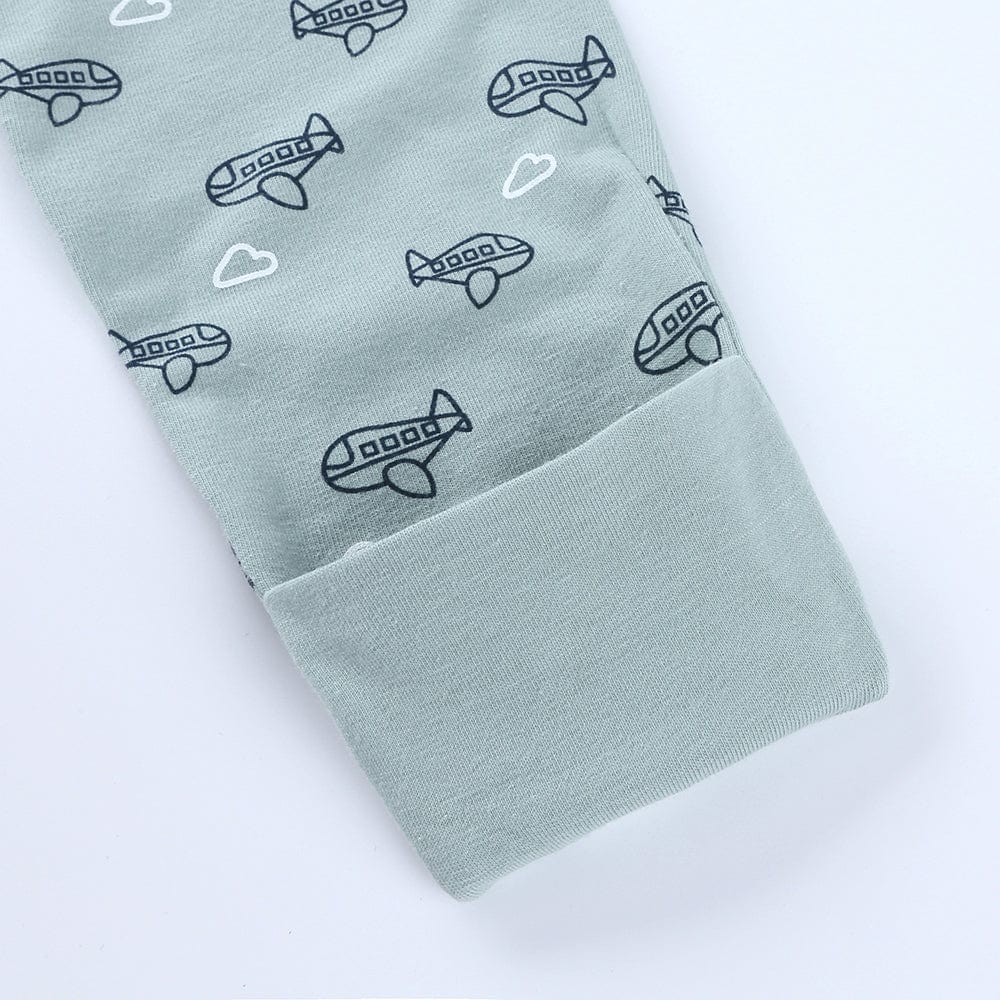 Baby Blue Buddy Zip Sleepsuit - Stylemykid.com
