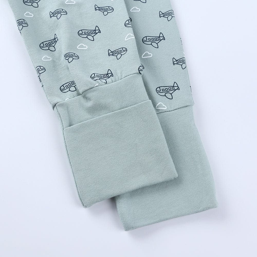 Baby Blue Buddy Zip Sleepsuit - Stylemykid.com