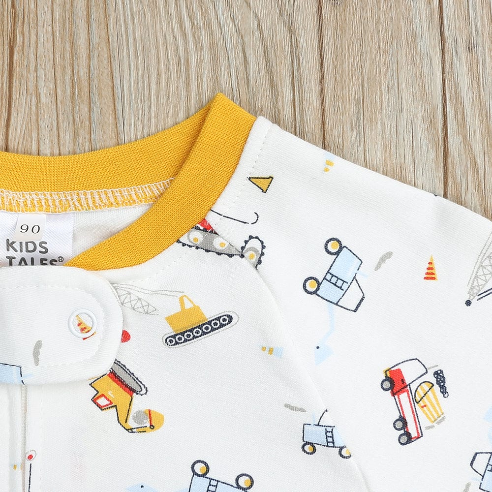 Tools And Toys Zip Sleepsuit - Stylemykid.com