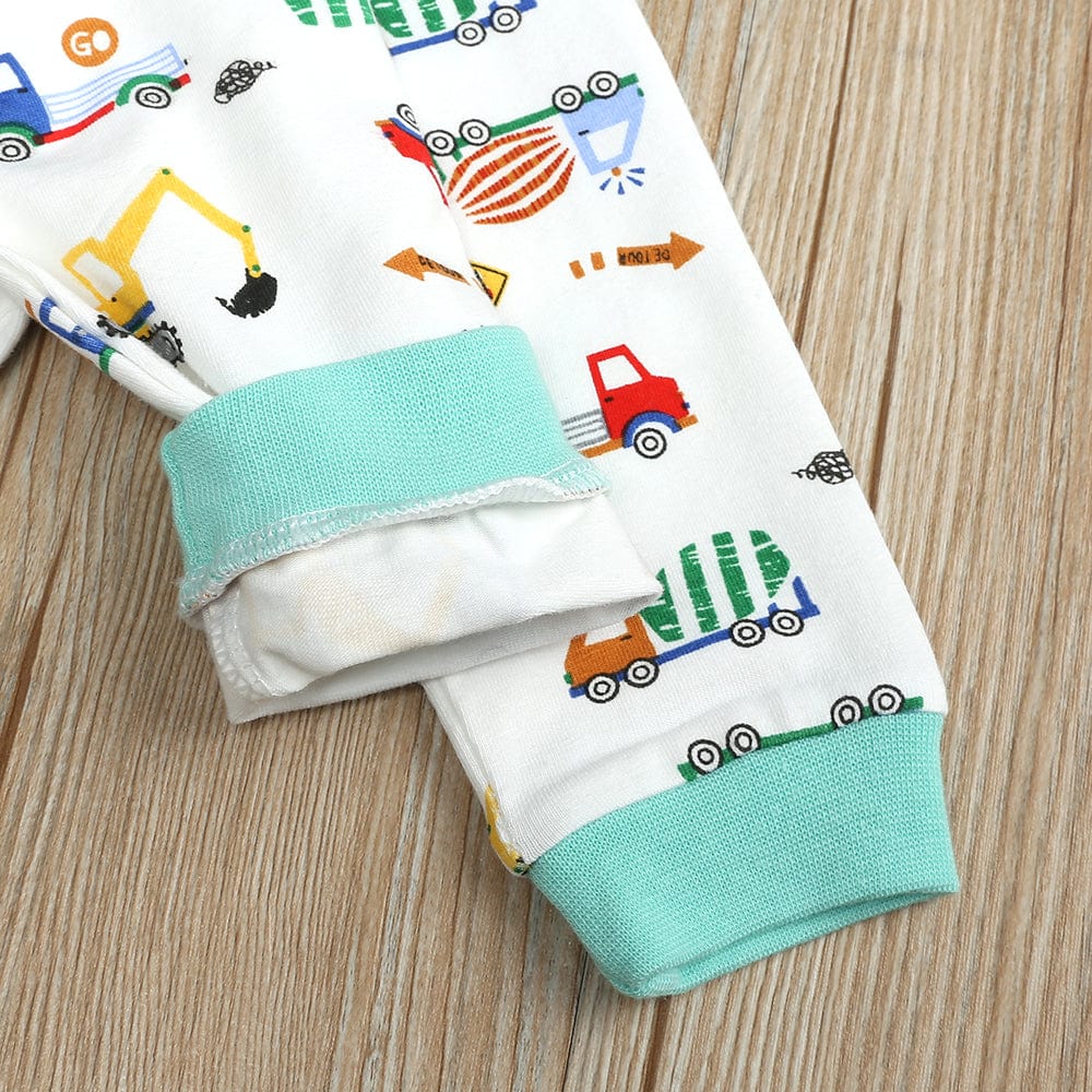 Wheeler Dealer Zip Sleepsuit - Stylemykid.com