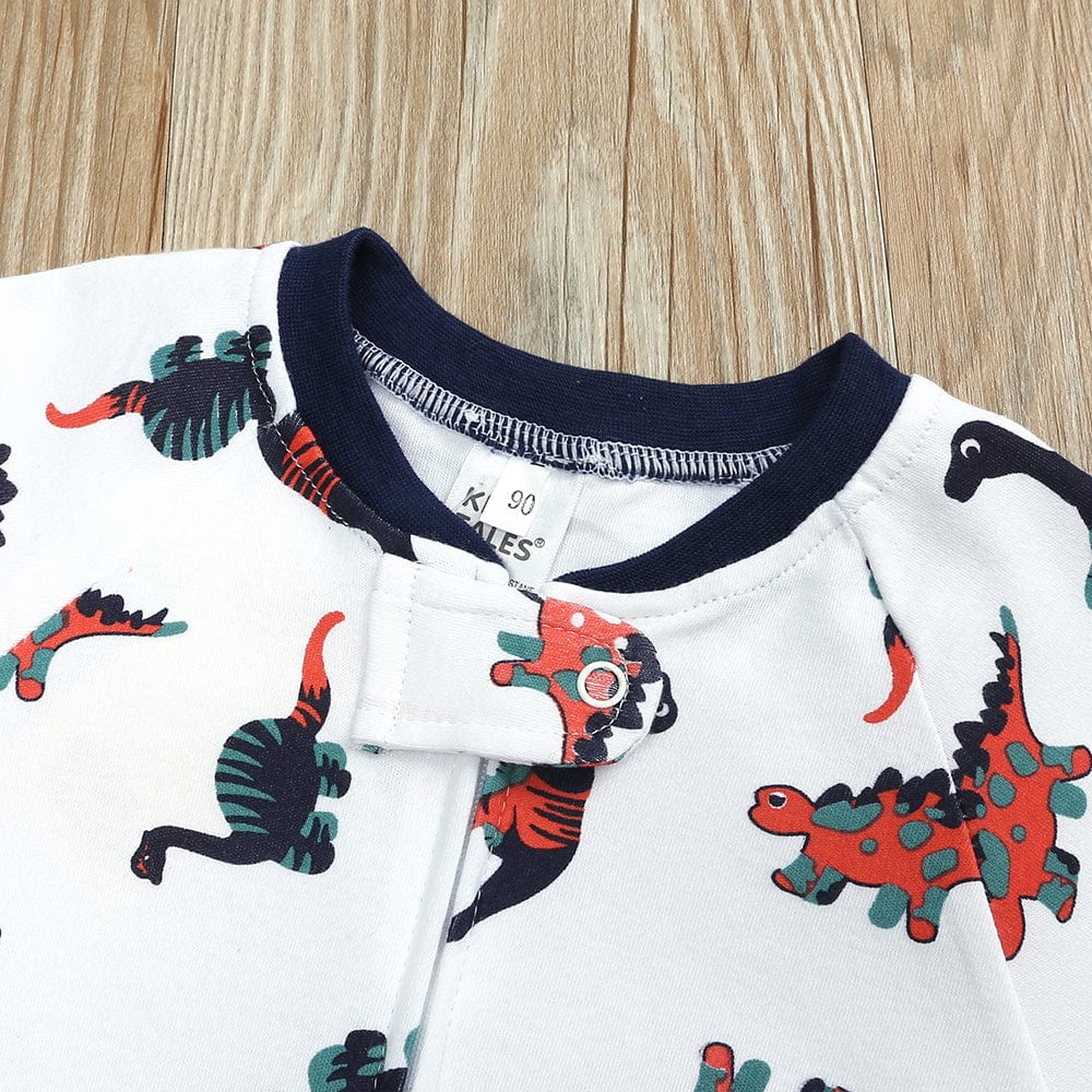 Dino Determined Zip Sleepsuit - Stylemykid.com