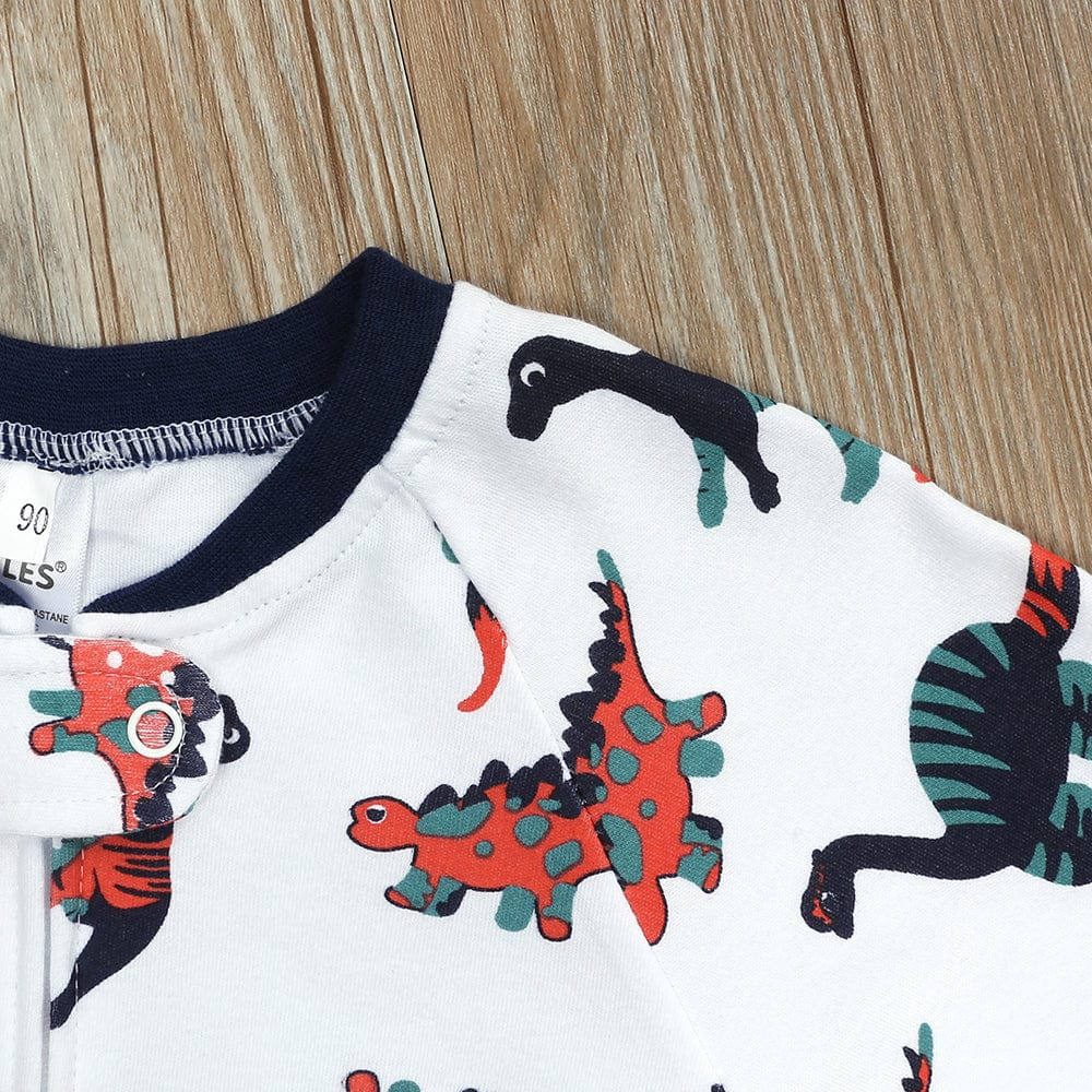 Dino Determined Zip Sleepsuit - Stylemykid.com