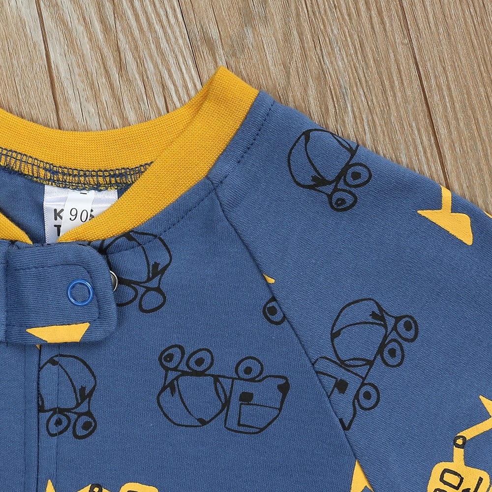 No Diggidy Zip Sleepsuit - Stylemykid.com