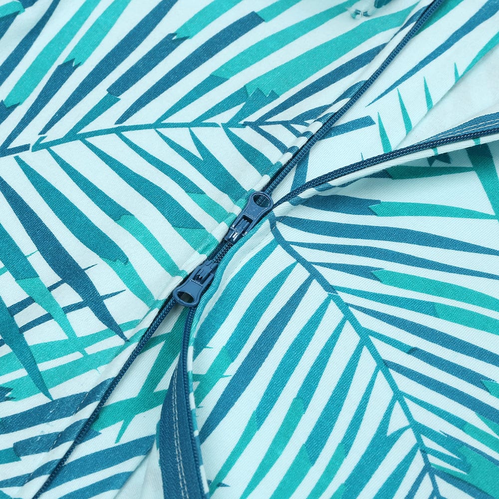 Paradise Palms Zip Sleepsuit - Stylemykid.com
