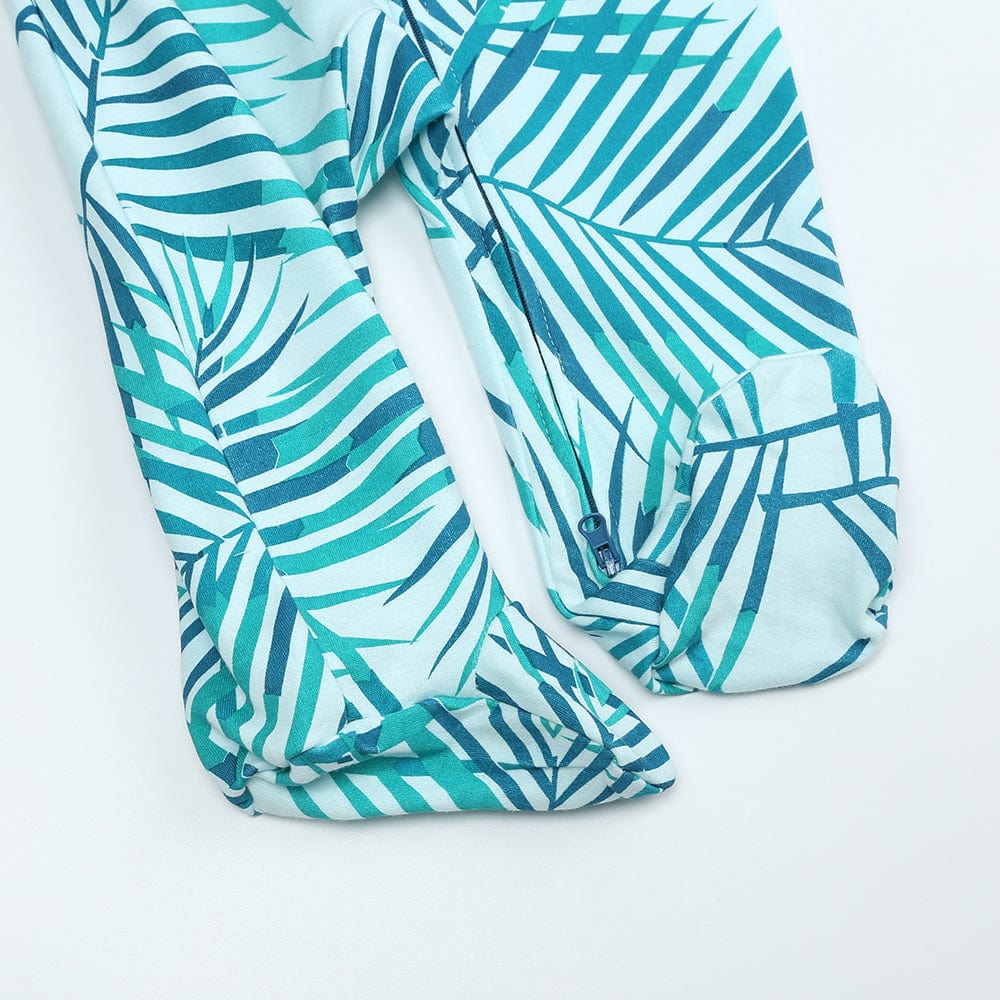 Paradise Palms Zip Sleepsuit - Stylemykid.com