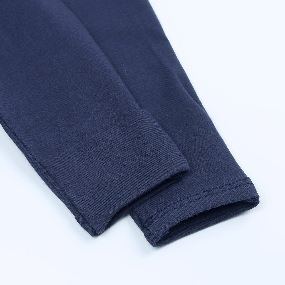 Navy Blue Zip Sleepsuit - Stylemykid.com