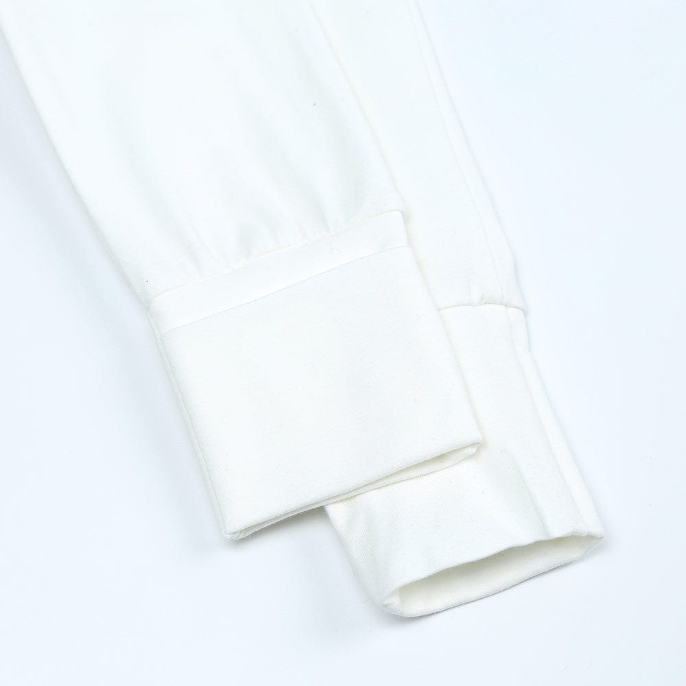 White Zip Sleepsuit - Stylemykid.com