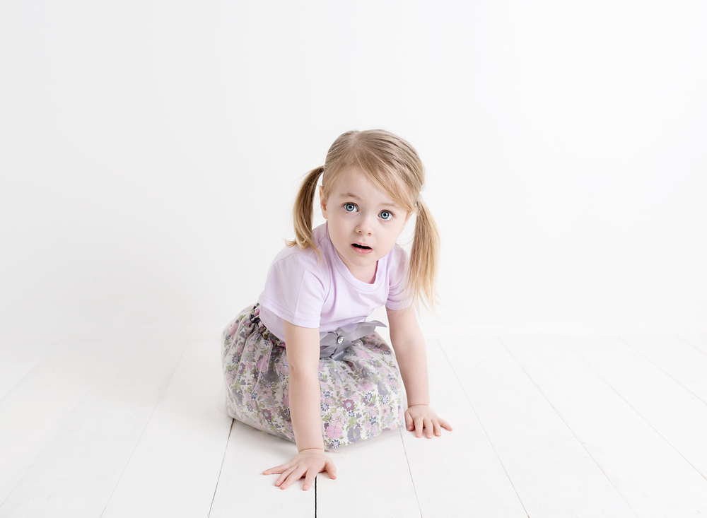 Girls Pastel Floral Top and Tutu Skirt Set in 5 to 7 Years - Stylemykid.com