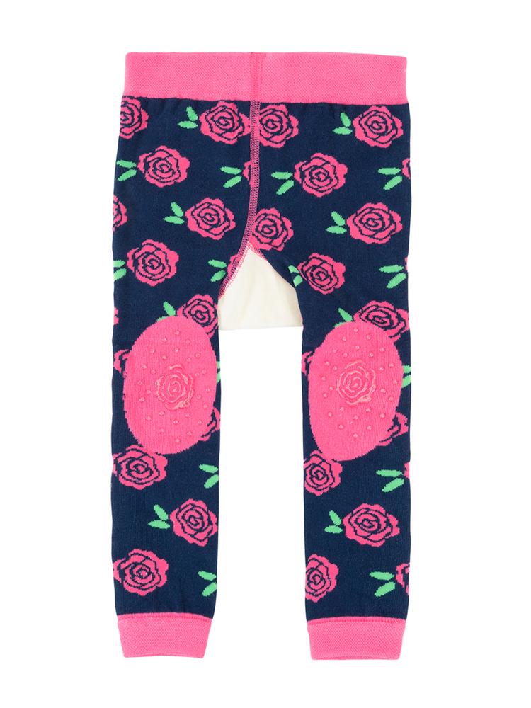 Zoocchini - Baby Leggings & Socks Set - Grip+Easy Comfort Crawlers - Bella The Bunny 6 to 12 months - Stylemykid.com