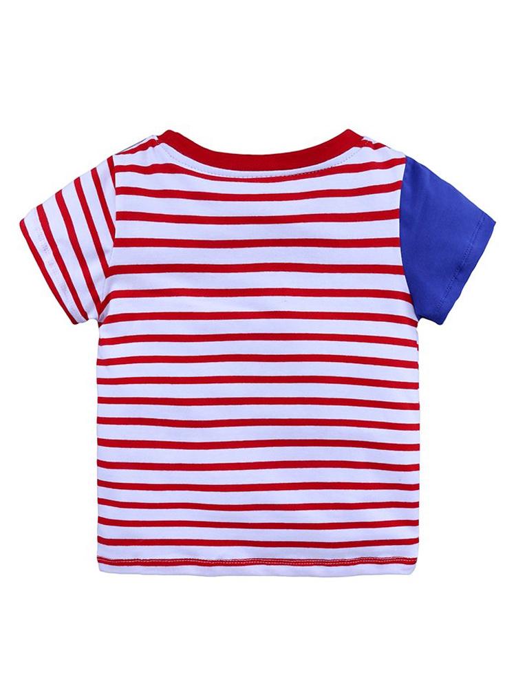 Boys Octopus Striped T-Shirt - 12 to 18 months - Stylemykid.com