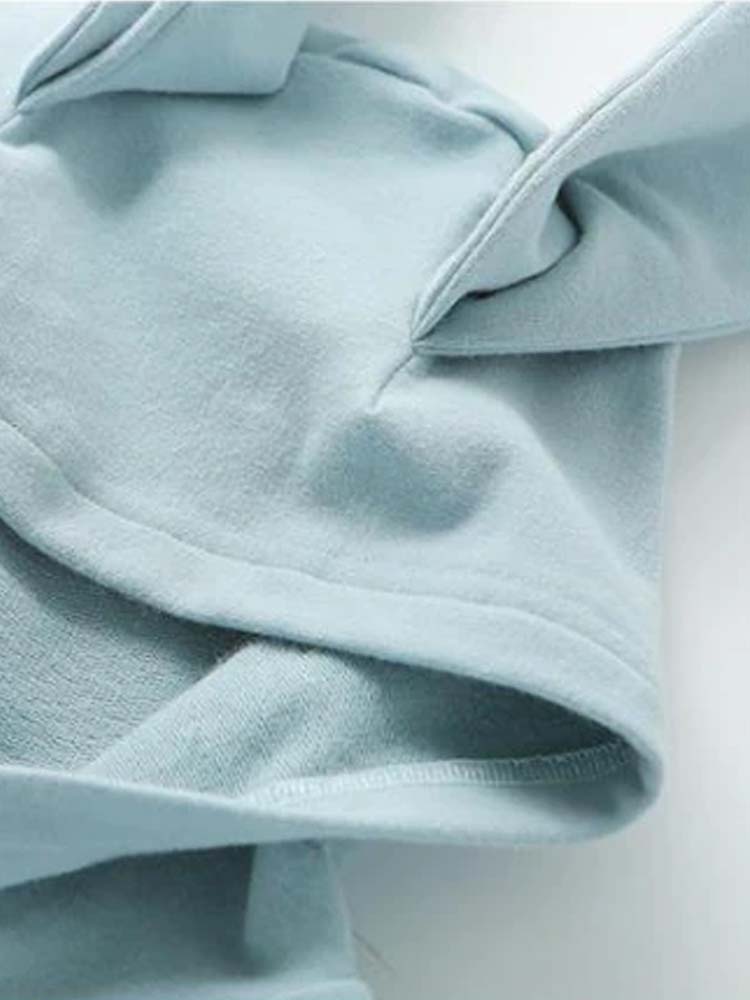 Bunny Ears Blue Hoodie - Baby and Toddler Sweatshirt with Ears - 6m to 3Y - Stylemykid.com