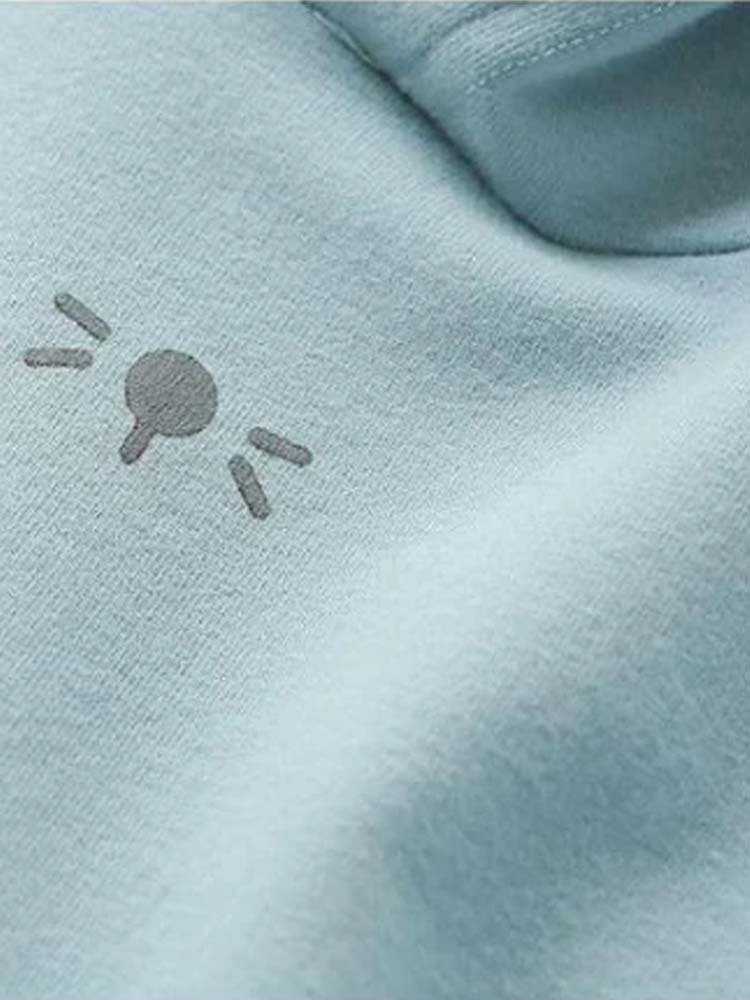Bunny Ears Blue Hoodie - Baby and Toddler Sweatshirt with Ears - 6m to 3Y - Stylemykid.com