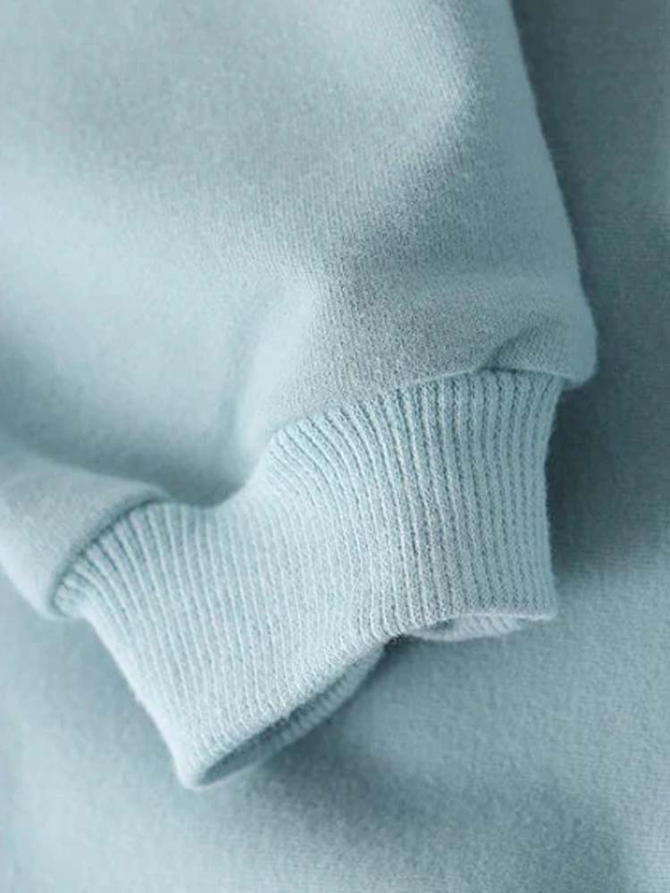 Bunny Ears Blue Hoodie - Baby and Toddler Sweatshirt with Ears - 6m to 3Y - Stylemykid.com