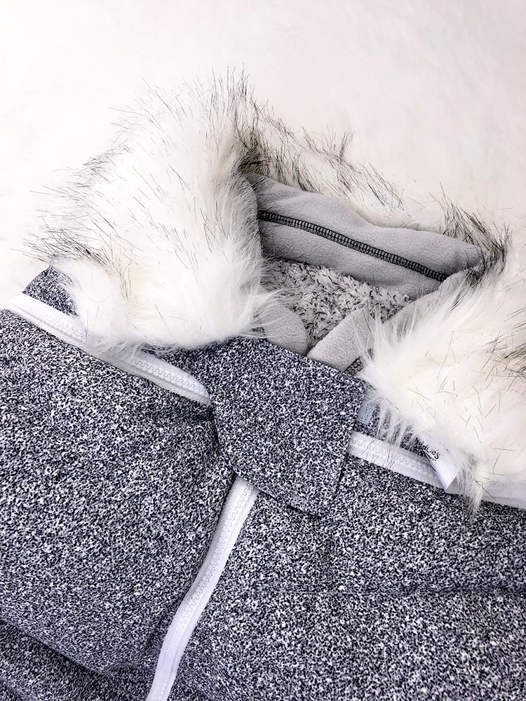 Juddlies - Infant Car Seat Cover in Salt & Pepper Grey 0-12 Months - Stylemykid.com