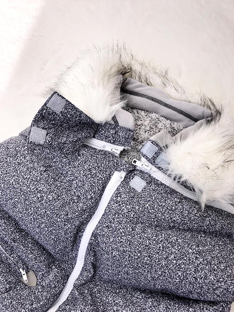 Juddlies - Infant Car Seat Cover in Salt & Pepper Grey 0-12 Months - Stylemykid.com
