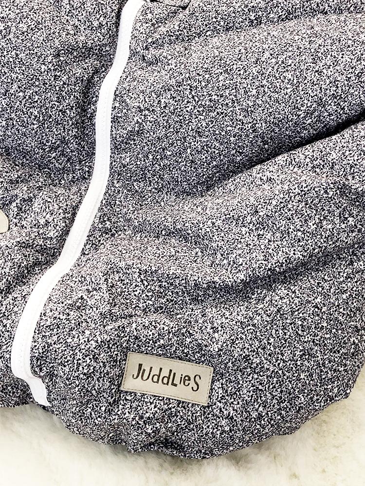 Juddlies - Infant Car Seat Cover in Salt & Pepper Grey 0-12 Months - Stylemykid.com