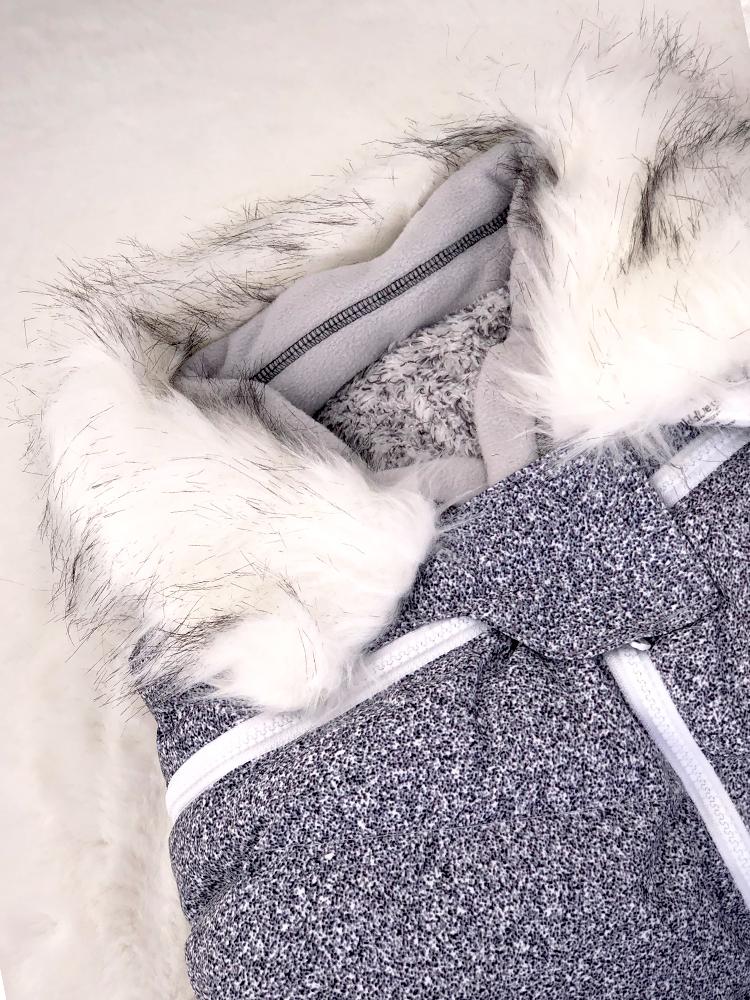 Juddlies - Infant Car Seat Cover in Salt & Pepper Grey 0-12 Months - Stylemykid.com