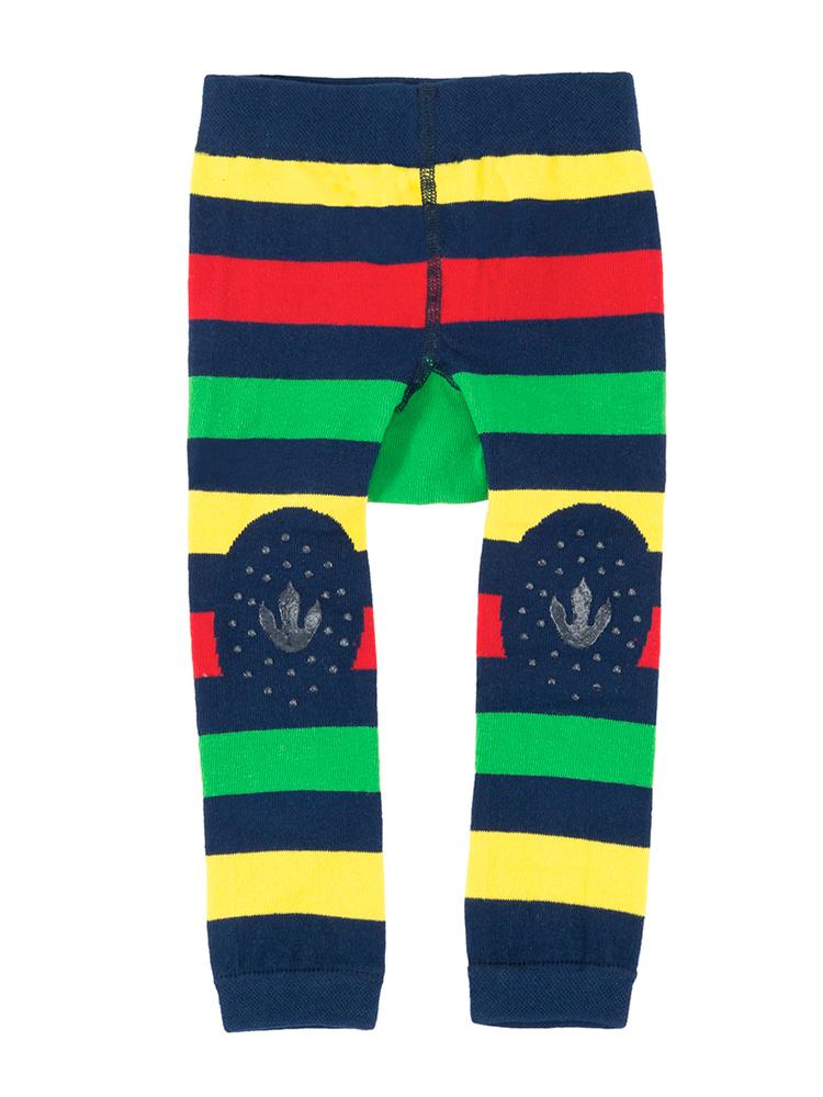Zoocchini - Baby Leggings & Socks Set - Grip+Easy Comfort Crawlers - Devlin the Dinosaur - 12 to 18 Months - Stylemykid.com