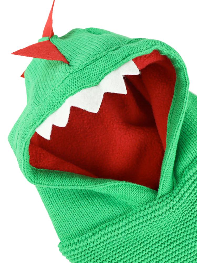 Zoocchini - Baby and Kids Knit Balaclava Hat - Devin The Dinosaur 12 to 24 months - Stylemykid.com