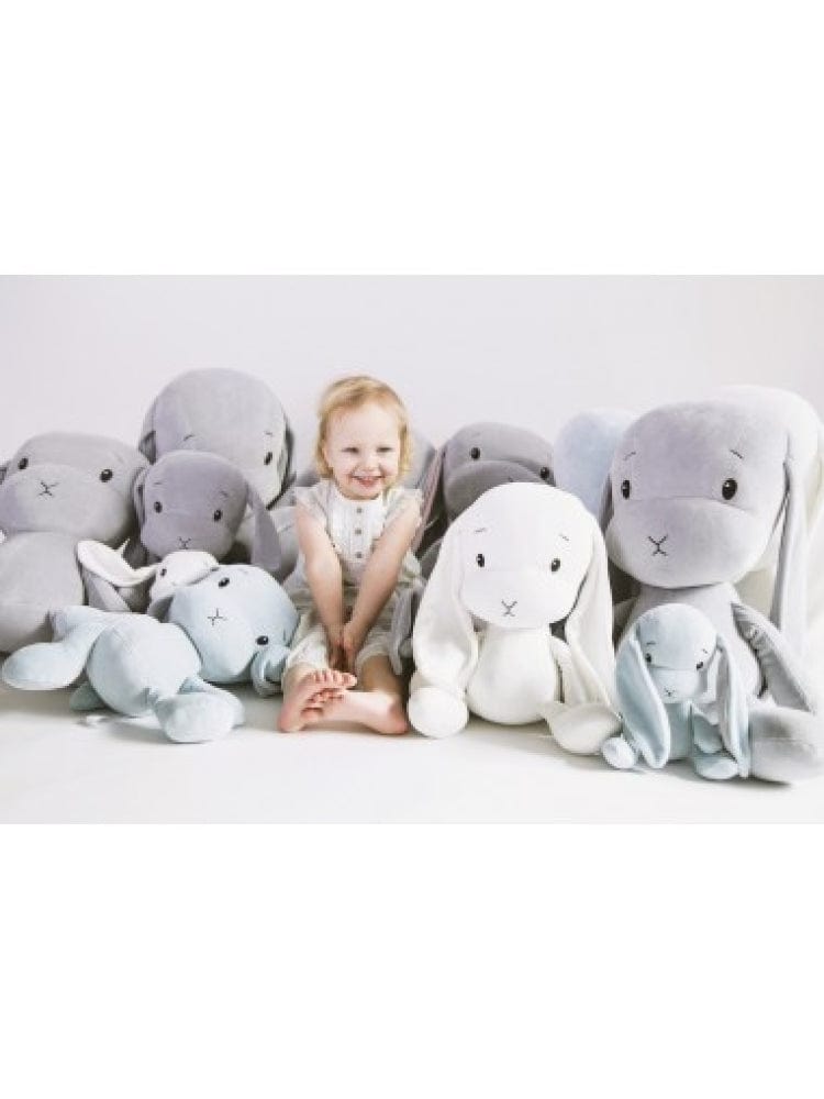 Effiki - White Bunny Baby Comforter Soft Toy - 20cm - Stylemykid.com