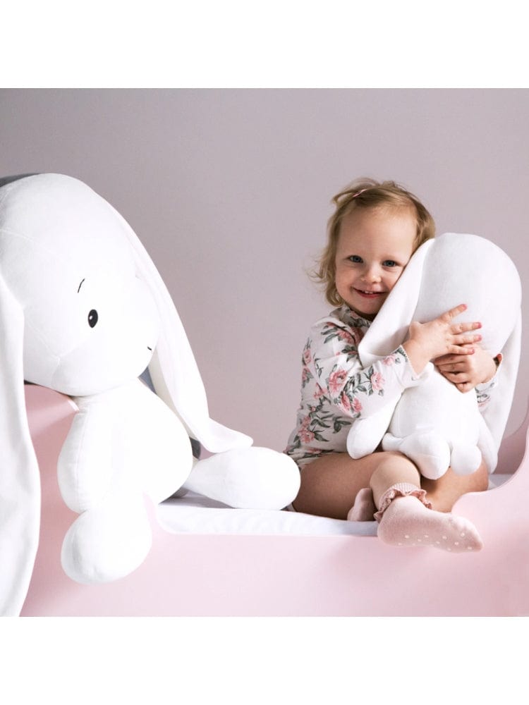Effiki - White Bunny Baby Comforter Soft Toy - 20cm - Stylemykid.com