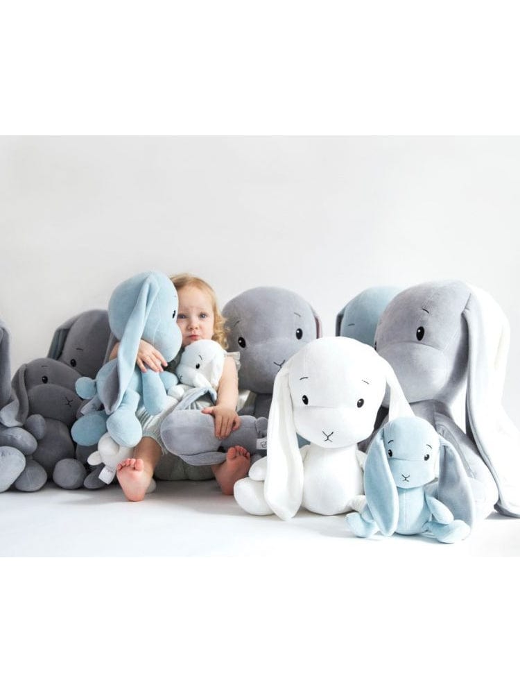 Effiki - White Bunny Baby Comforter Soft Toy - 20cm - Stylemykid.com
