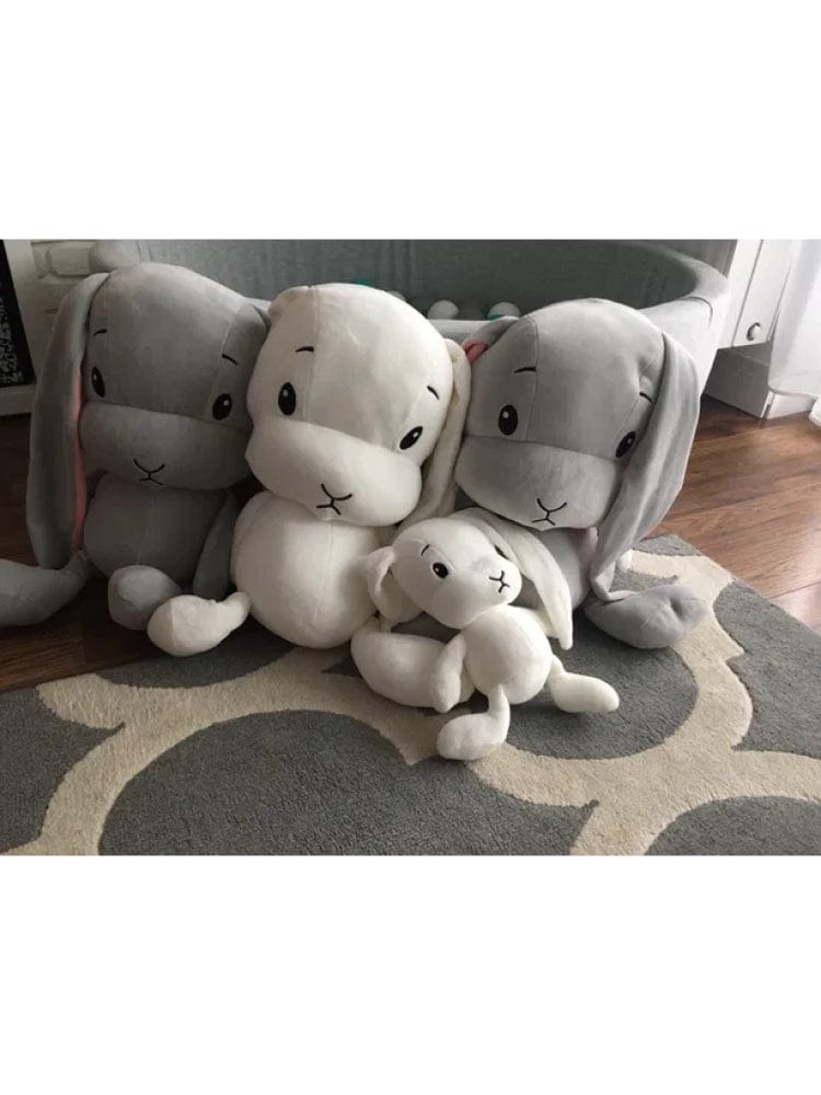 Effiki - White Bunny Baby Comforter Soft Toy - 20cm - Stylemykid.com
