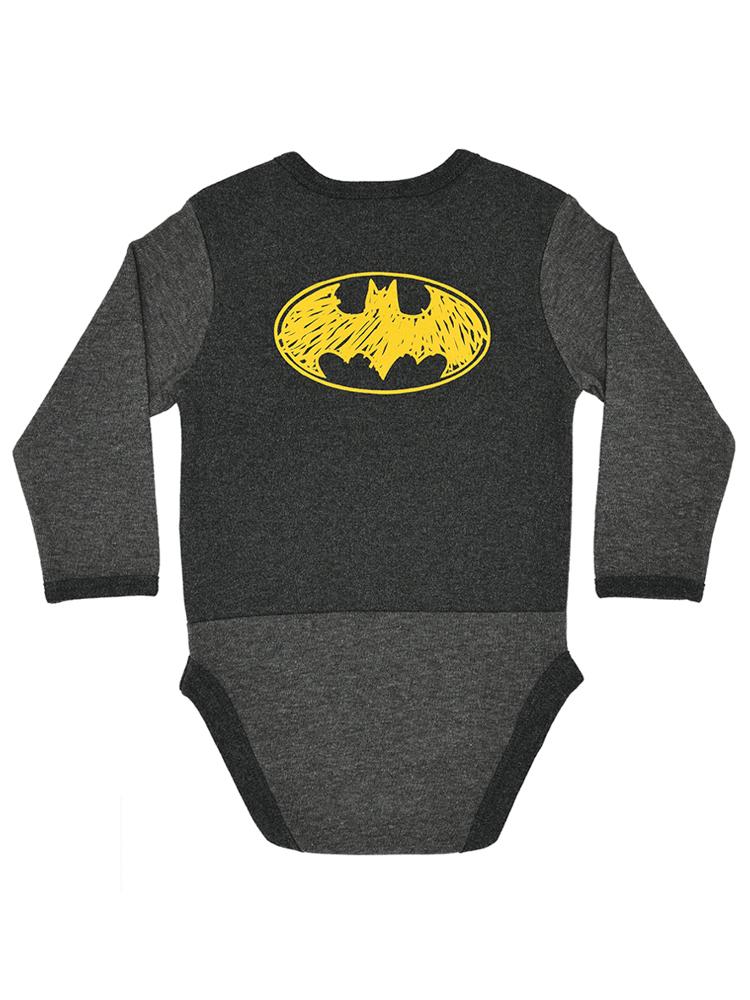 Batman Baby Grow 2 Pack - Little Crime Fighter and Batman Signal Logo - 6-24 Months - Stylemykid.com