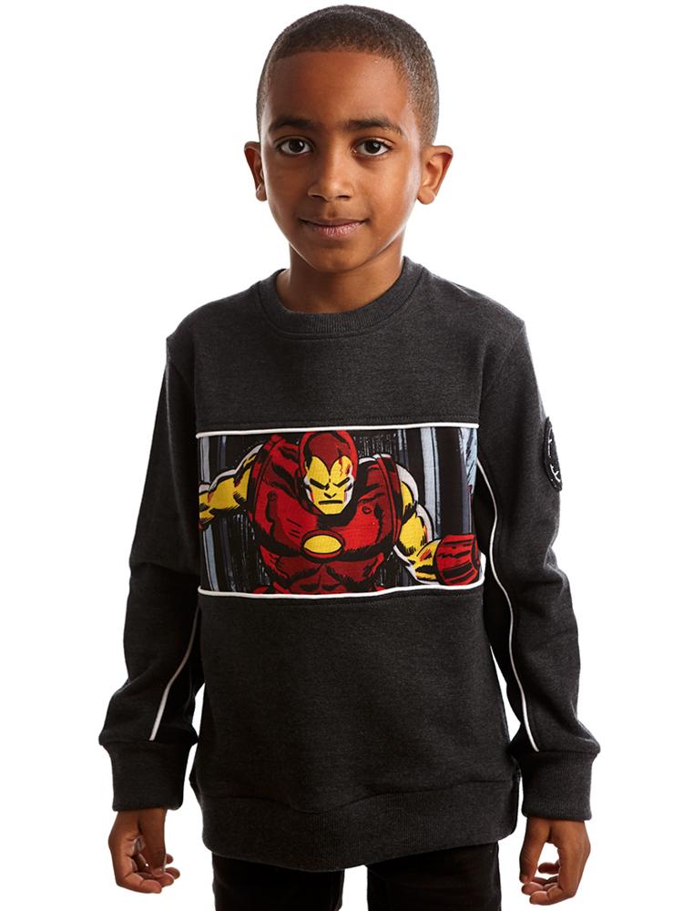 Marvel Invincible Iron Man Sweatshirt 3-4 Years LAST ONE! - Stylemykid.com