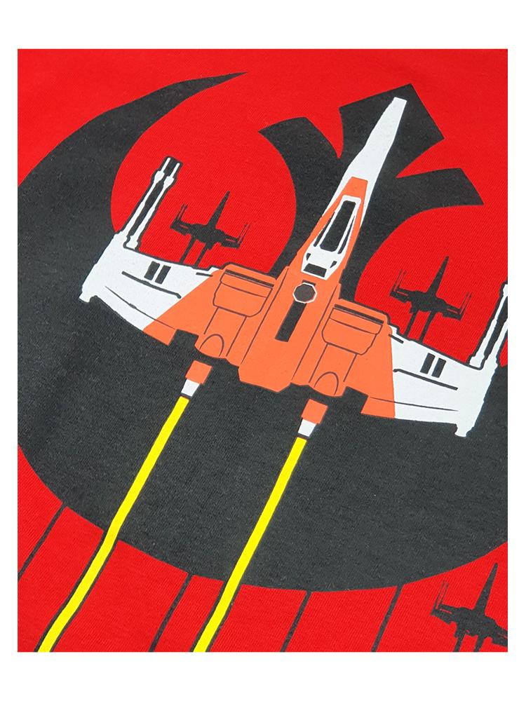 Star Wars Rebel Squadron Red and Black T-Shirt - 3 to 7 years - Stylemykid.com