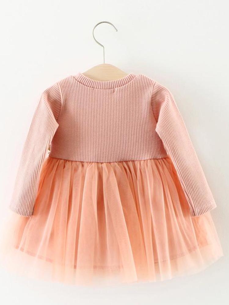 Pink Flower Girls Party Tutu Dress - Candy Pink - 6 to 24 Months - Stylemykid.com