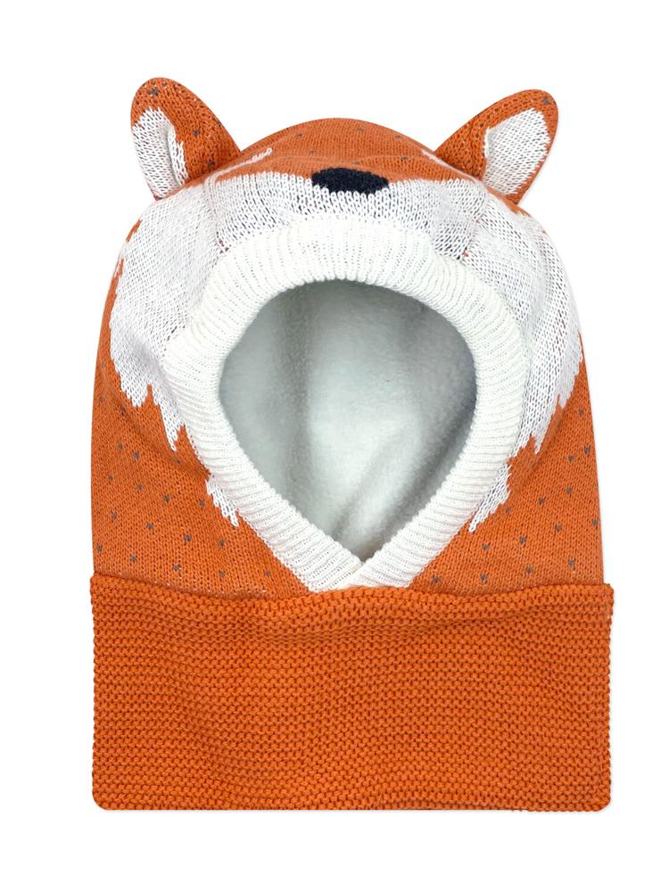 Zoocchini - Baby & Toddler Knitted Balaclava Hat - Finley the Fox - 6 months to 2 years - Stylemykid.com