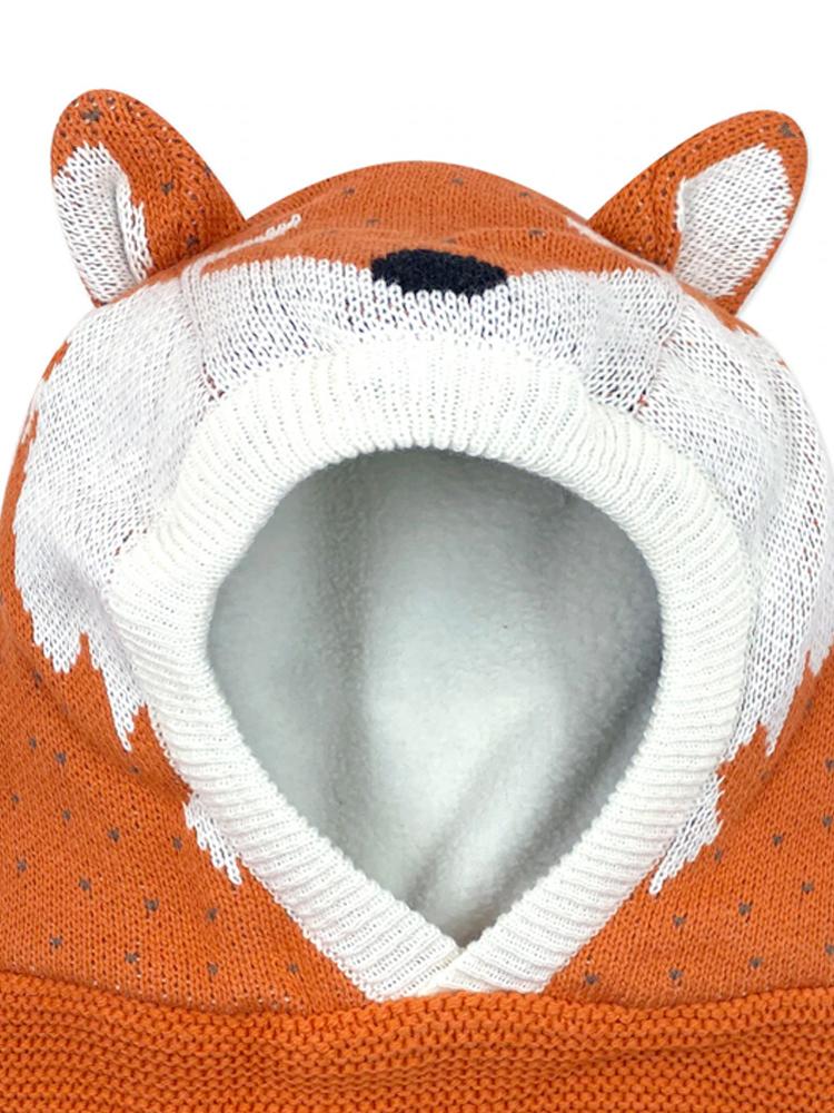 Zoocchini - Baby & Toddler Knitted Balaclava Hat - Finley the Fox - 6 months to 2 years - Stylemykid.com