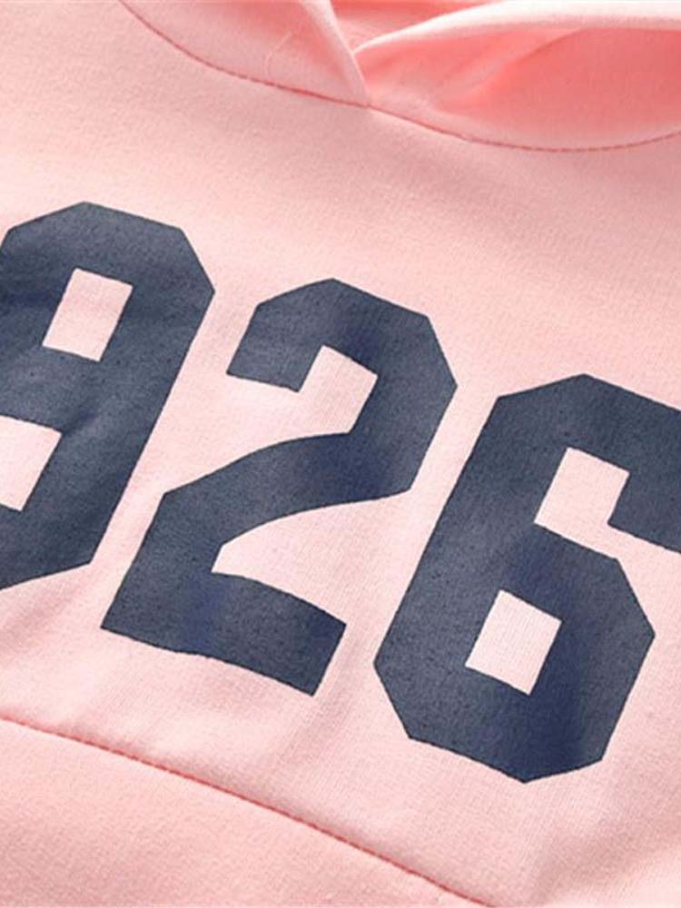 Hoody & Tutu Skirt Girls 2 Piece Outfit - Pink & Navy - 18 Months to 4 Years - Stylemykid.com