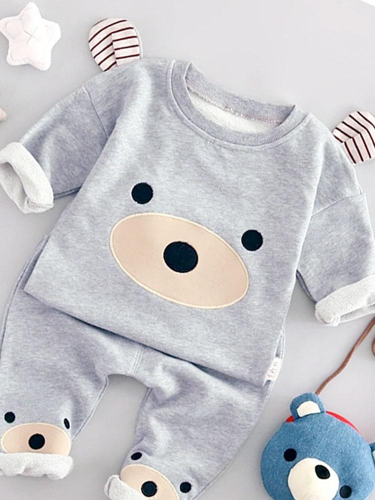 Baby Bear - Sweatshirt and Bottoms 2 Piece Outfit 3 to 4 years - Stylemykid.com