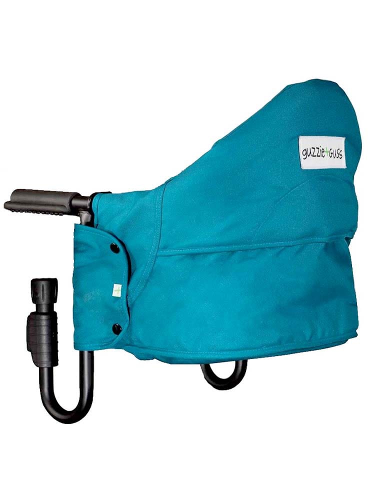 Guzzie & Guss Portable Perce High Chair - Hook On High Chair in Aqua Blue - Stylemykid.com