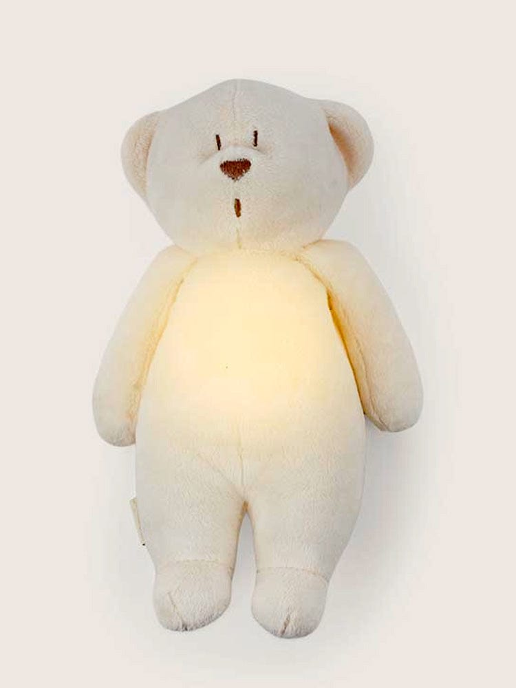 Moonie Humming BEAR Baby Night Light & Sleep Aid - CREAM - Stylemykid.com