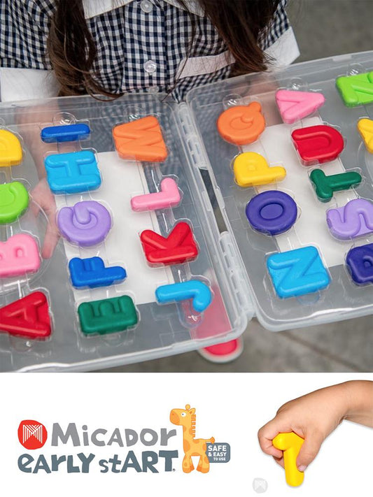 Micador early stART - Alphabet Crayons 26 pack in Carry Case - Stylemykid.com