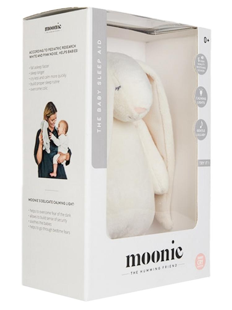 Moonie Humming Friend Baby Night Light & Sleep Aid - CREAM - Stylemykid.com