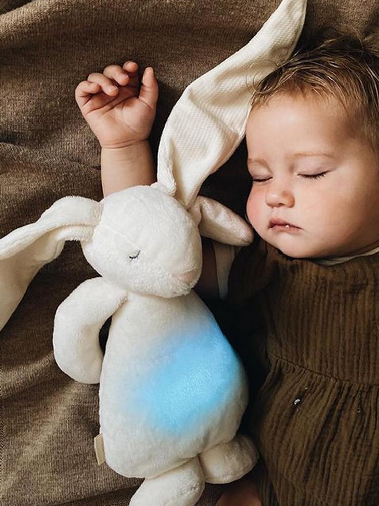 Moonie Humming Friend Baby Night Light & Sleep Aid - CREAM - Stylemykid.com