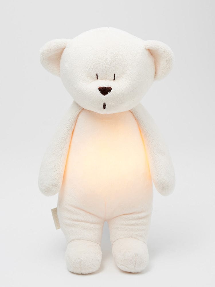 Moonie Humming BEAR Baby Night Light & Sleep Aid - CREAM - Stylemykid.com