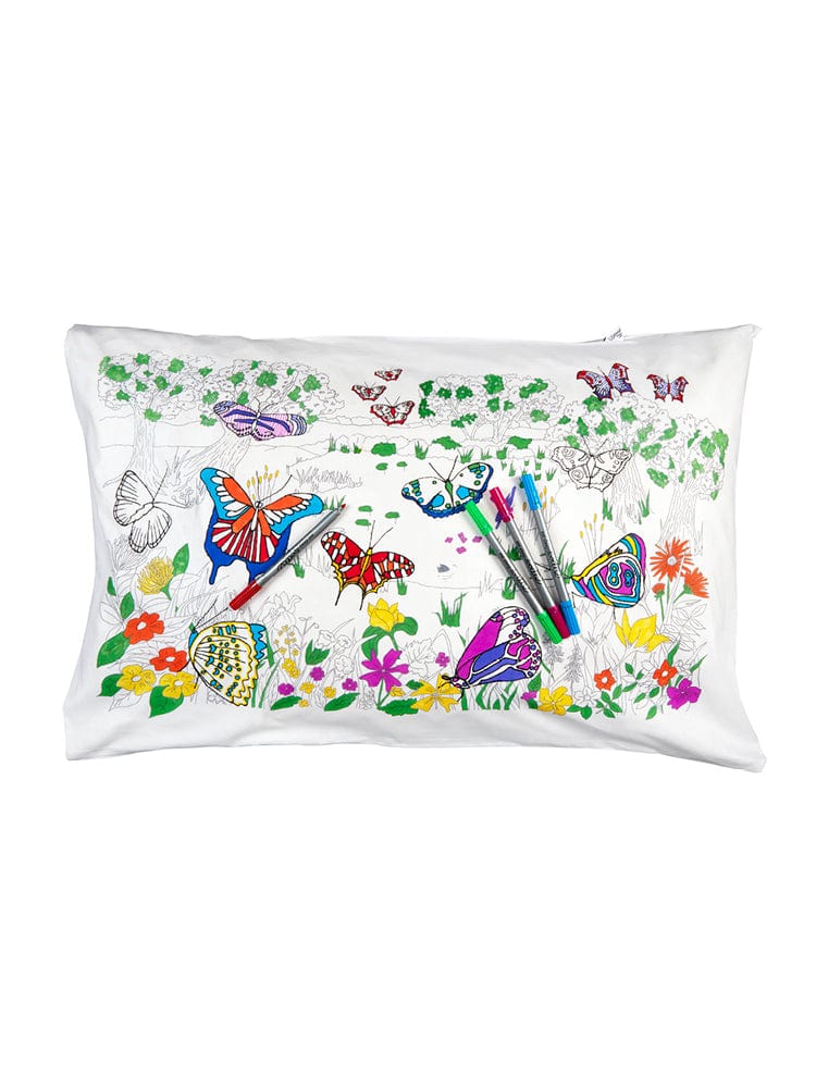 eatsleepdoodle - Pillowcase Colour and Learn - Butterfly - Stylemykid.com